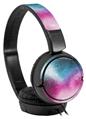 Decal style Skin Wrap compatible with Sony MDR ZX110 Headphones Dynamic Pink Galaxy (HEADPHONES NOT INCLUDED)