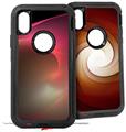 2x Decal style Skin Wrap Set compatible with Otterbox Defender iPhone X and Xs Case - Surface Tension (CASE NOT INCLUDED)