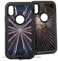 2x Decal style Skin Wrap Set compatible with Otterbox Defender iPhone X and Xs Case - Infinity Bars (CASE NOT INCLUDED)