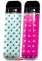 Skin Decal Wrap 2 Pack for Smok Novo v1 Kearas Daisies Seafoam VAPE NOT INCLUDED