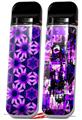 Skin Decal Wrap 2 Pack for Smok Novo v1 Daisies Purple VAPE NOT INCLUDED
