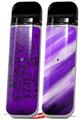 Skin Decal Wrap 2 Pack for Smok Novo v1 Folder Doodles Purple VAPE NOT INCLUDED