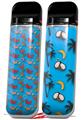 Skin Decal Wrap 2 Pack for Smok Novo v1 Crabs and Shells Blue Medium VAPE NOT INCLUDED