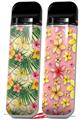 Skin Decal Wrap 2 Pack for Smok Novo v1 Beach Flowers 02 Yellow Sunshine VAPE NOT INCLUDED