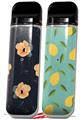 Skin Decal Wrap 2 Pack for Smok Novo v1 Poppy Orange Navy VAPE NOT INCLUDED