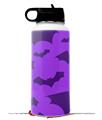Skin Wrap Decal compatible with Hydro Flask Wide Mouth Bottle 32oz Deathrock Bats Purple (BOTTLE NOT INCLUDED)