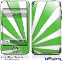 iPod Touch 2G & 3G Skin - Rising Sun Japanese Green