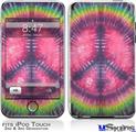 iPod Touch 2G & 3G Skin - Tie Dye Peace Sign 103