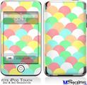 iPod Touch 2G & 3G Skin - Brushed Cirlces Multi Light