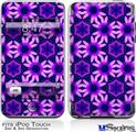 iPod Touch 2G & 3G Skin - Daisies Purple