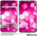 iPod Touch 2G & 3G Skin - Bokeh Squared Hot Pink