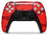 WraptorSkinz Skin Wrap compatible with the Sony PS5 DualSense Controller Deathrock Bats Red (CONTROLLER NOT INCLUDED)