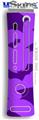 XBOX 360 Faceplate Skin - Deathrock Bats Purple
