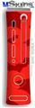 XBOX 360 Faceplate Skin - Deathrock Bats Red