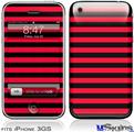 iPhone 3GS Skin - Stripes Red