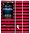 iPod Nano 5G Skin - Stripes Red