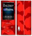 iPod Nano 5G Skin - Deathrock Bats Red