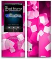 iPod Nano 5G Skin - Bokeh Squared Hot Pink