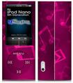 iPod Nano 5G Skin - Bokeh Music Hot Pink