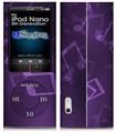 iPod Nano 5G Skin - Bokeh Music Purple
