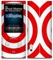 iPod Nano 5G Skin - Bullseye Red and White