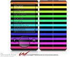 Stripes Rainbow - Decal Style skin fits Zune 80/120GB  (ZUNE SOLD SEPARATELY)
