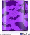 Sony PS3 Skin - Deathrock Bats Purple