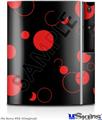 Sony PS3 Skin - Lots of Dots Red on Black