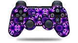 Sony PS3 Controller Decal Style Skin - Daisies Purple (CONTROLLER NOT INCLUDED)