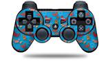 Sony PS3 Controller Decal Style Skin - Crabs and Shells Blue Medium (CONTROLLER NOT INCLUDED)
