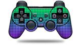 Sony PS3 Controller Decal Style Skin - Faded Dots Purple Green (CONTROLLER NOT INCLUDED)