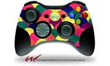 XBOX 360 Wireless Controller Decal Style Skin - Brushed Cirlces Multi Dark (CONTROLLER NOT INCLUDED)