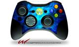 XBOX 360 Wireless Controller Decal Style Skin - Cubic Shards Blue (CONTROLLER NOT INCLUDED)
