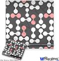 Decal Skin compatible with Sony PS3 Slim Locknodes 04 Pink