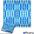 Decal Skin compatible with Sony PS3 Slim Skull And Crossbones Pattern Blue