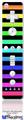 Wii Remote Controller Face ONLY Skin - Stripes Rainbow