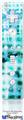 Wii Remote Controller Face ONLY Skin - Electro Graffiti Blue