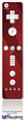 Wii Remote Controller Face ONLY Skin - VintageID 25 Red