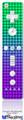 Wii Remote Controller Face ONLY Skin - Faded Dots Purple Green