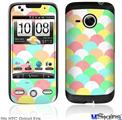 HTC Droid Eris Skin - Brushed Cirlces Multi Light