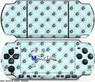 Sony PSP 3000 Skin - Kearas Daisies Seafoam