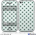 iPhone 4 Decal Style Vinyl Skin - Kearas Daisies Diffuse Glow (DOES NOT fit newer iPhone 4S)