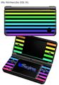 Stripes Rainbow - Decal Style Skin fits Nintendo DSi XL (DSi SOLD SEPARATELY)