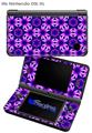 Daisies Purple - Decal Style Skin fits Nintendo DSi XL (DSi SOLD SEPARATELY)