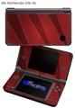 VintageID 25 Red - Decal Style Skin fits Nintendo DSi XL (DSi SOLD SEPARATELY)