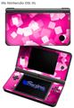Bokeh Squared Hot Pink - Decal Style Skin fits Nintendo DSi XL (DSi SOLD SEPARATELY)