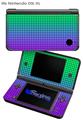 Faded Dots Purple Green - Decal Style Skin fits Nintendo DSi XL (DSi SOLD SEPARATELY)