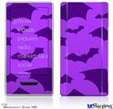 Zune HD Skin - Deathrock Bats Purple