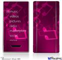 Zune HD Skin - Bokeh Music Hot Pink