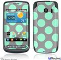 LG Vortex Skin - Kearas Polka Dots Mint And Gray